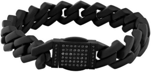 Matt Black Stainless Steel Bracelet