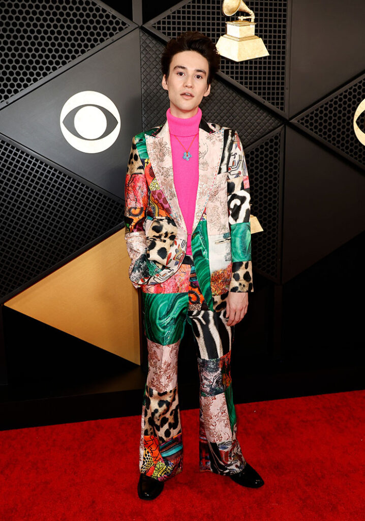 Jacob Collier at the 2024 Grammy Awards.