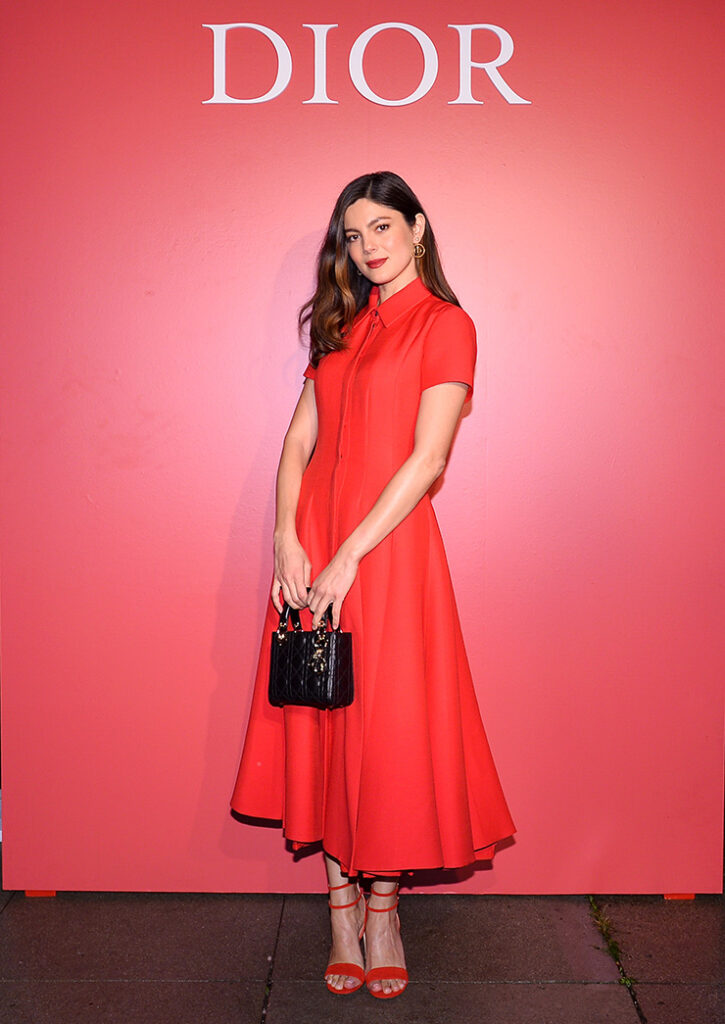 Monica Barbaro celebrates the Rouge Dior launch