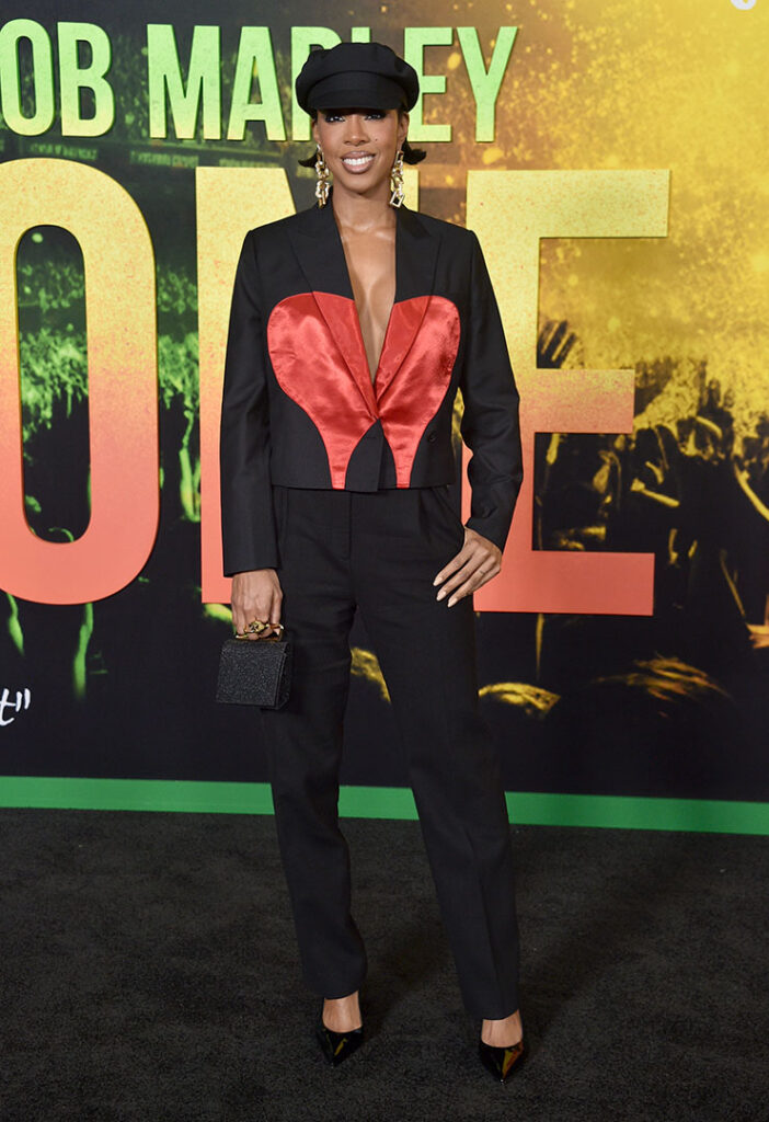 Kelly Rowland attends the 'Bob Marley: One Love' LA Premiere