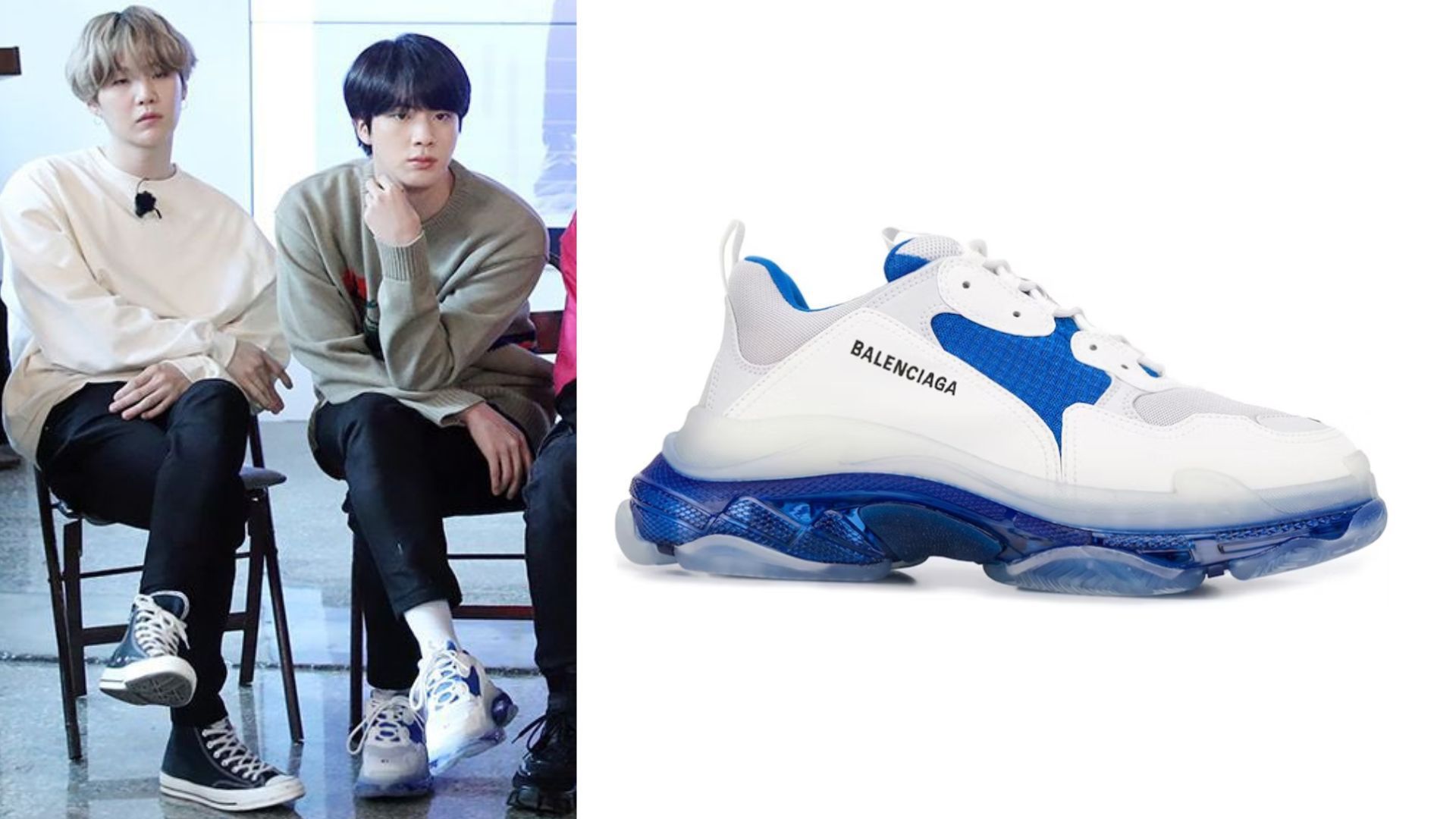 BTS Jin luxury shoes