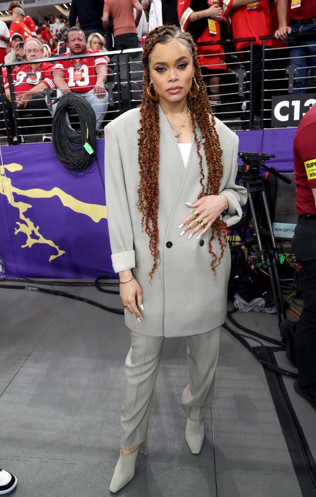 Andra Day at the Super Bowl LVIII