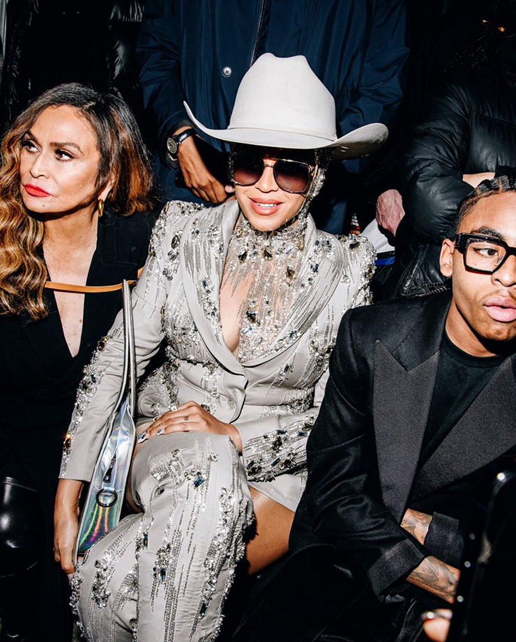 Beyonce Wore Gaurav Gupta Couture Front Row at the Luar Fall 2024 Show