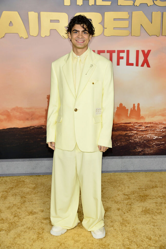 Iñaki Godoy wore GCDS for the 'Avatar: The Last Airbender' LA Premiere