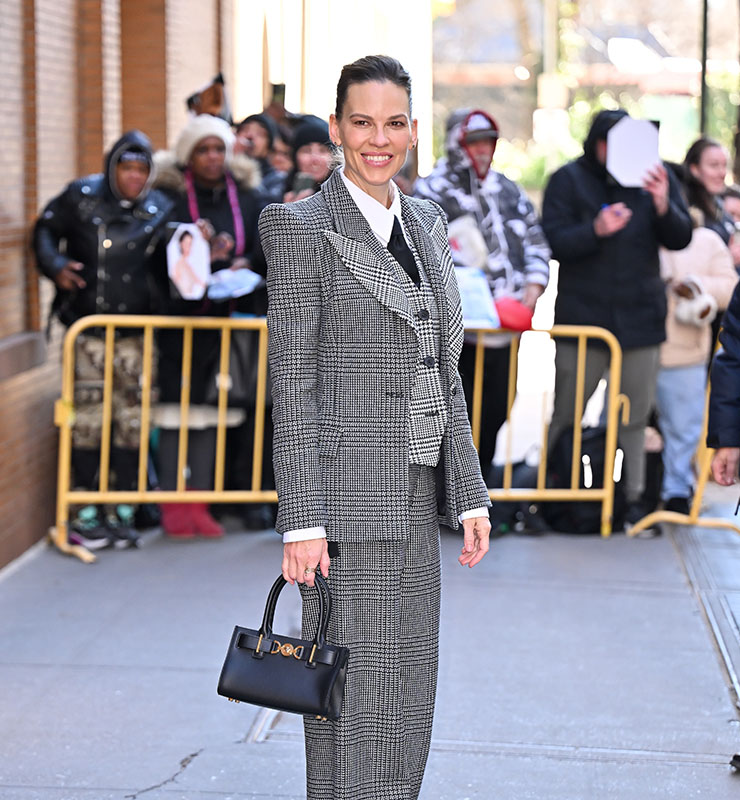 Hilary Swank Wore Sergio Hudson On The Today Show