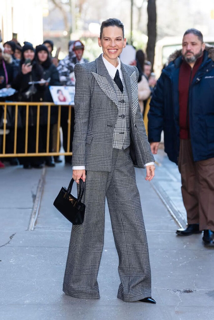 Hilary Swank Wore Sergio Hudson On The Today Show