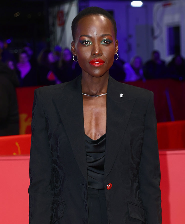 Lupita Nyong'o Wore Versace To The 'Another End' Berlin Film Festival Premiere