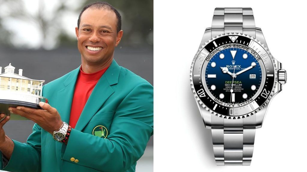Tiger woods most expensive watches, tiger woods rolex, tiger woods tag heuer watch, tiger woods watch collection, rolex deepsea