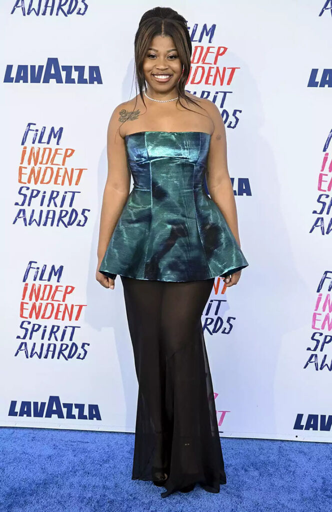 Dominique Fishback at the 2024 Film Independent Spirit Awards