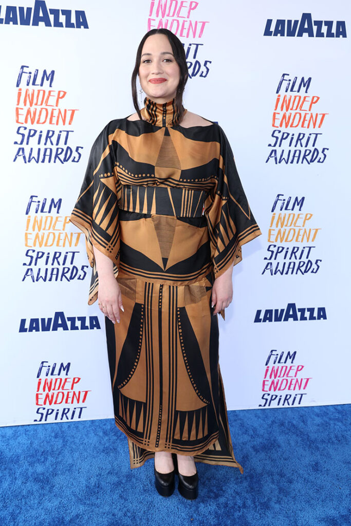 Lily Gladstone at the 2024 Film Independent Spirit Awards