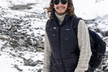 Ororo Heated Vest in Antartica