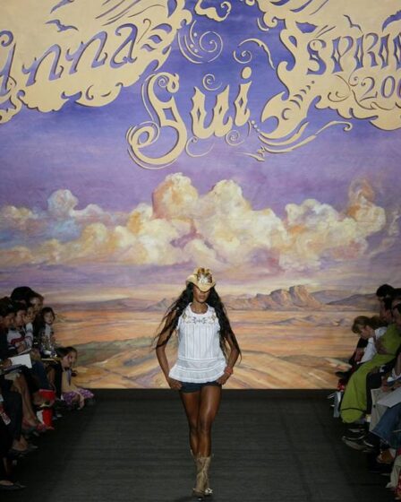 Anna Sui Spring 2005 collection.