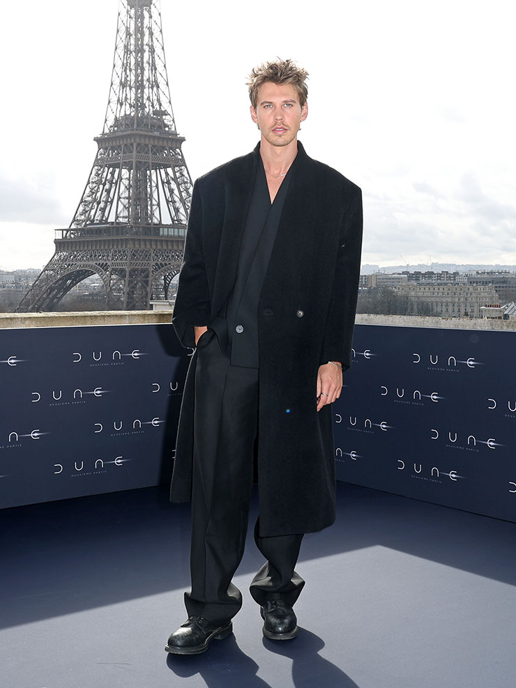 Austin Butler Wore Fear of God To The 'Dune: Part Two' Paris Photocall