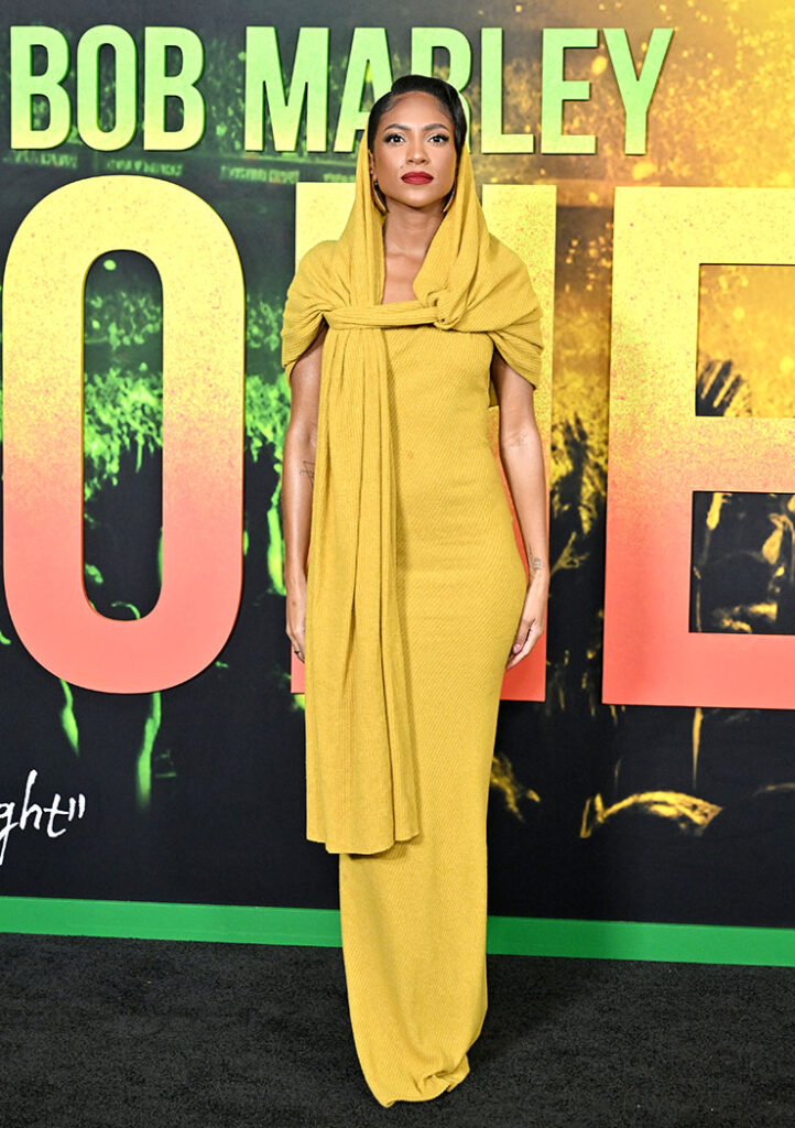 Naomi Cowan attends the 'Bob Marley: One Love' LA Premiere
