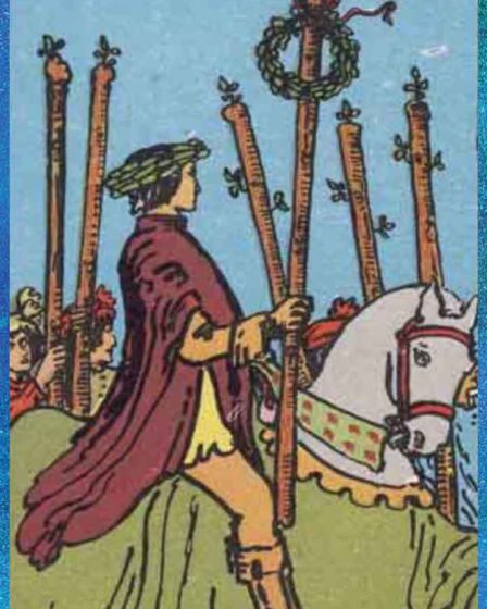six of wands tarot card