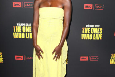 Danai Gurira arrives at the Premiere For AMC+ "The Walking Dead: The Ones Who Live"
