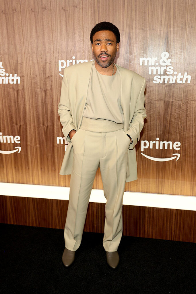 Donald Glover Wore Fear Of God To The 'Mr. & Mrs. Smith' Brooklyn Premiere 