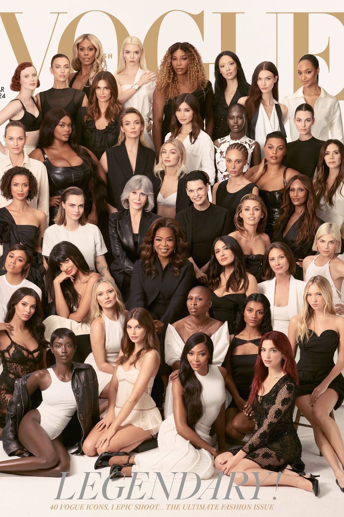 Edward Enninful’s Final British Vogue Cover Features 40 Former Cover Stars