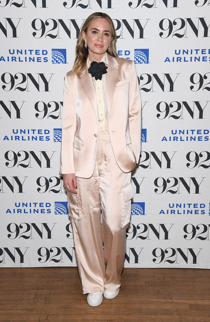 Emily Blunt Wore Zimmermann To The 'Oppenheimer' 92NY Conversation