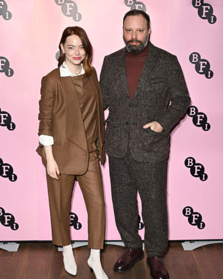 Emma Stone and director Yorgos Lanthimos attend the UK Special Screening of Searchlight Pictures', 'Poor Things' at BFI Southbank