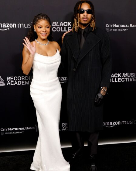 Halle Bailey and DDGattend the 2024 Recording Academy Honors presented by The Black Music Collective at Fairmont Century...