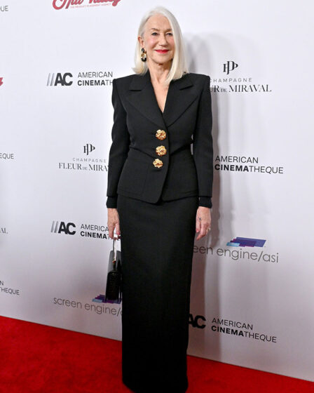 Helen Mirren Wore Saint Laurent To The American Cinematheque Awards