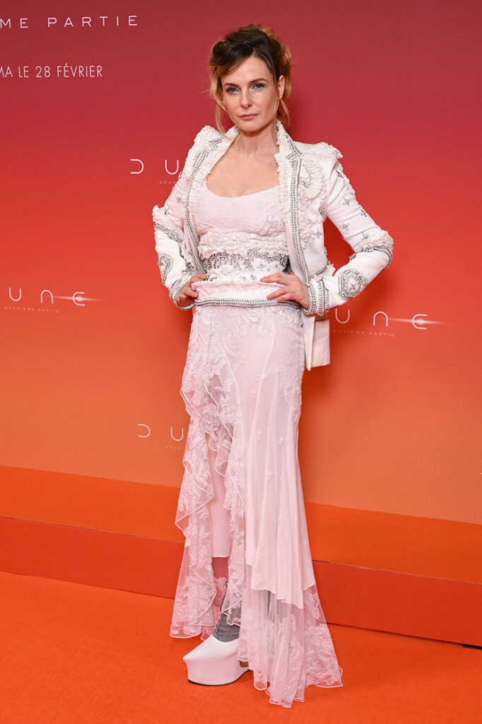 Rebecca Ferguson Wore Givenchy Haute Couture To The 'Dune: Part Two' Paris Premiere