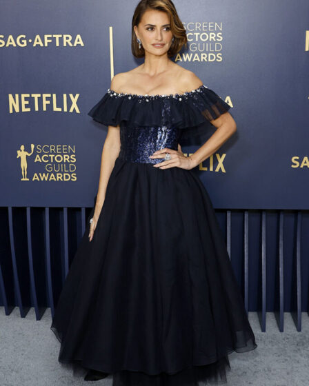 Penelope Cruz Wore Chanel Haute Couture To The 2024 SAG Awards