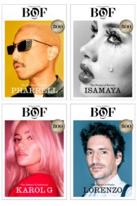 Pharrell Williams, Isamaya Ffrench, Karol G and Lorenzo Bertelli Are This Yearâs BoF 500 Cover Stars