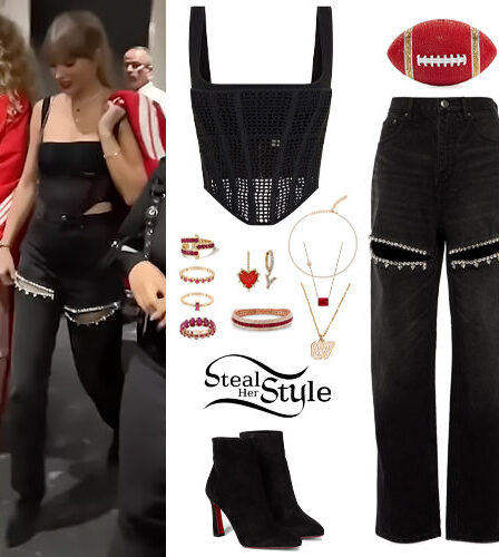 Taylor Swift: Black Corset, Crystal Jeans