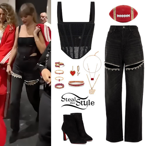 Taylor Swift: Black Corset, Crystal Jeans