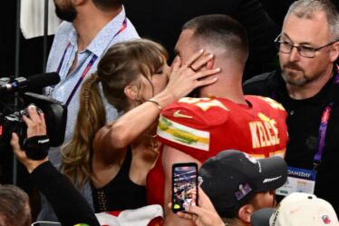 Taylor Swift and Travis Kelce Sealed the Chiefs' Super Bowl Win with a Kiss