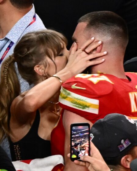 Taylor Swift and Travis Kelce Sealed the Chiefs' Super Bowl Win with a Kiss