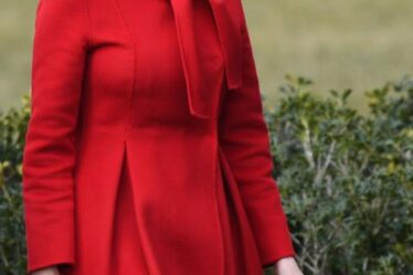 The Carolina Herrera’s red coat Isabella of Denmark and Ivanka Trump swear by