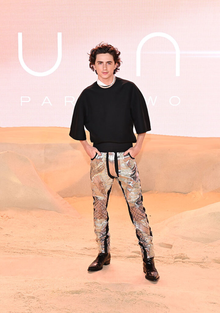 Timothée Chalamet Wore Haider Ackermann To The 'Dune: Part Two' London Premiere