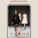 Virtual fashion headline above image of runway models.