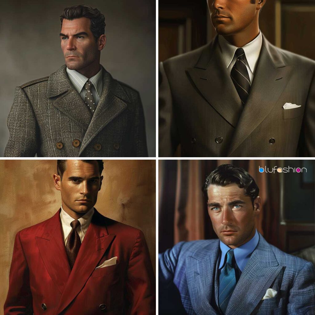 1940s and 50s, men's fashion