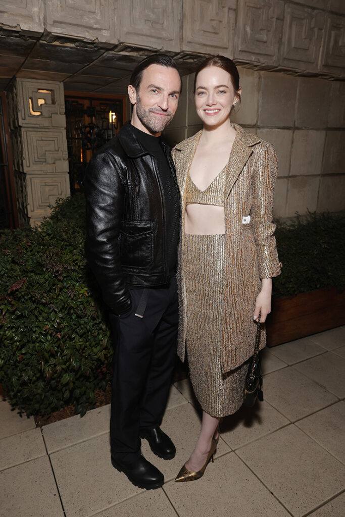 Emma Stone at the Louis Vuitton x W Magazine Awards Season Celebration Dinner
