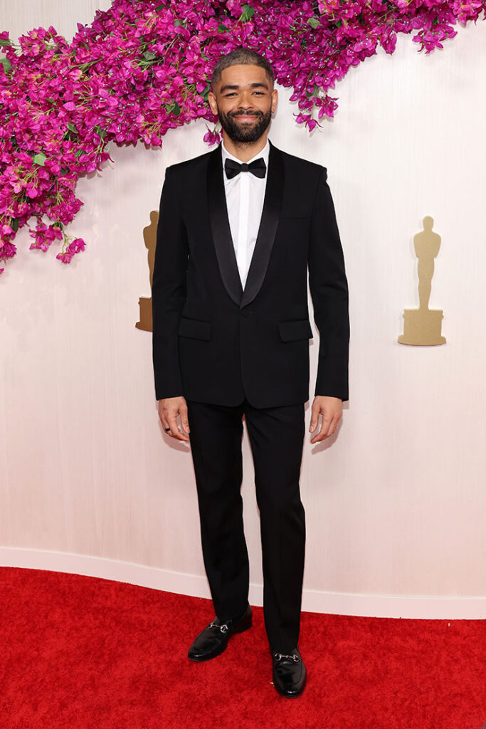 Kingsley Ben-Adir at the 2024 Oscars.