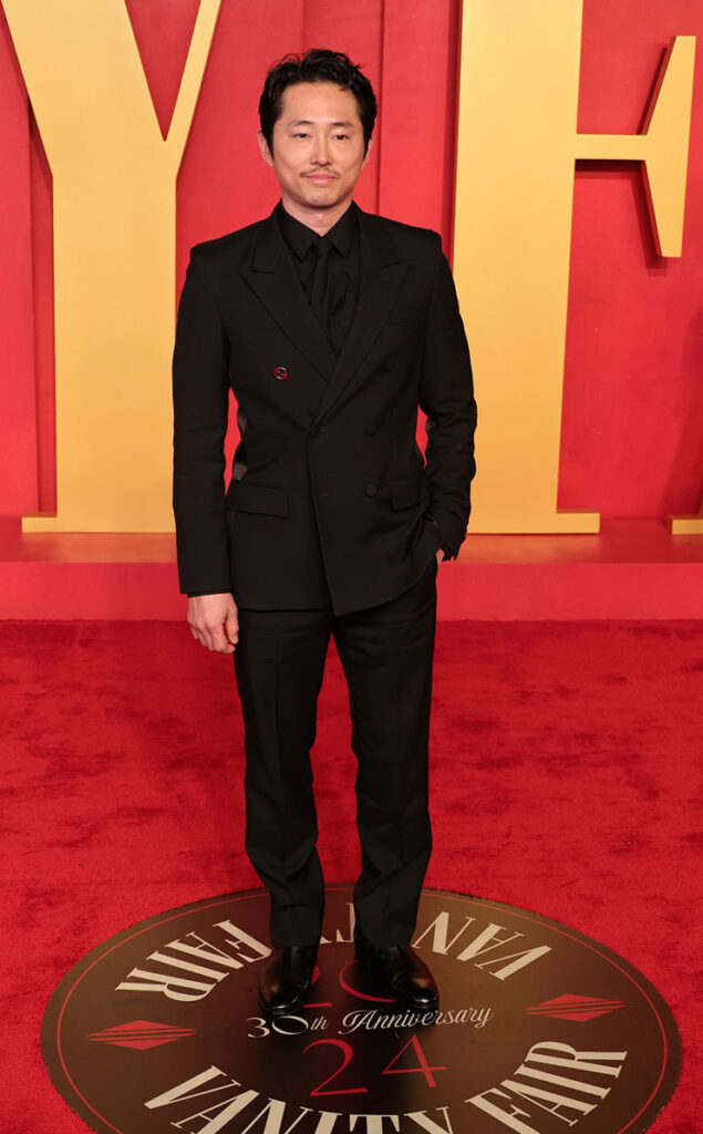 Steven Yeun attends the 2024 Vanity Fair Oscar Party 