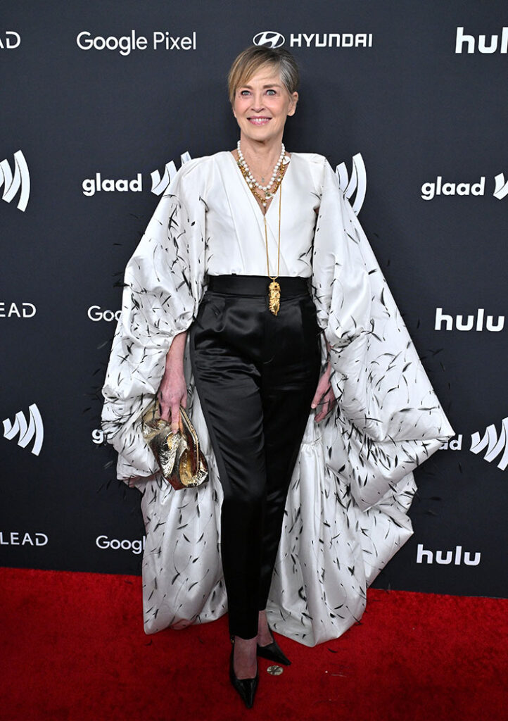 Sharon Stone attends the 35th Annual GLAAD Media Awards