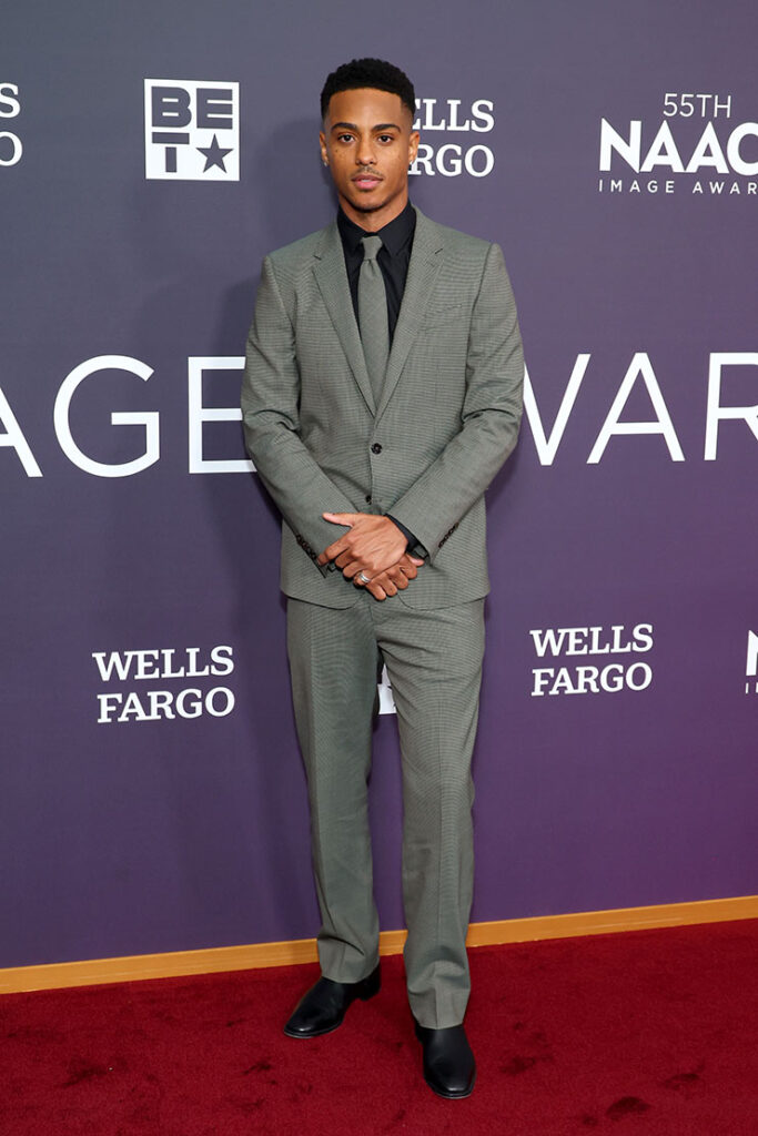 Keith Powers attends the NAACP Image Awards Dinner 