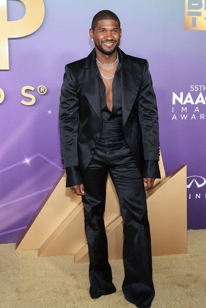 Usher at the 2024 NAACP Image Awards