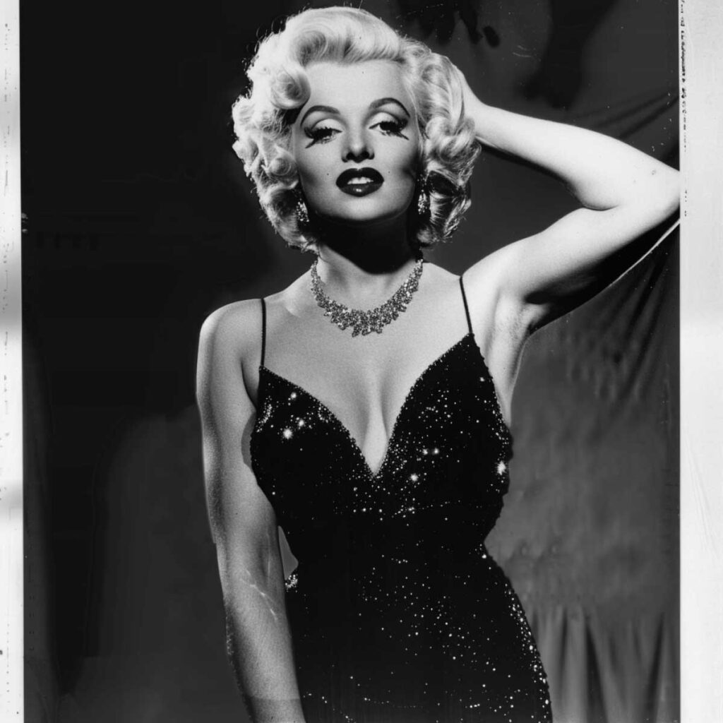 Recreating Marilyn Monroe's Timeless Black Dress Charm