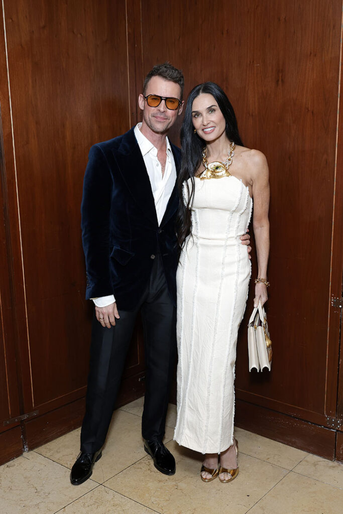 Brad Goreski and Demi Moore attend THR Power Stylists presented by Instagram
