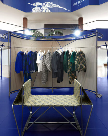 Burberry’s Knight Blue Pop-Up Arrives in Costa Mesa