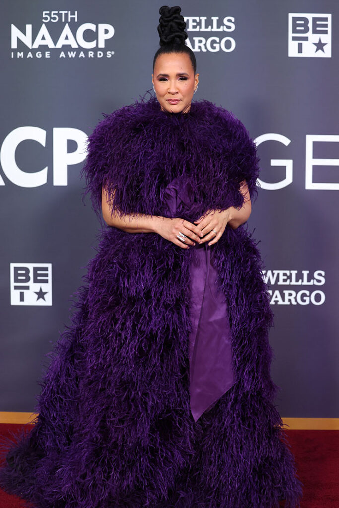 Golda Rosheuvel attends the 55th NAACP Image Awards