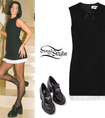 Charli D’Amelio: Black Mini Dress