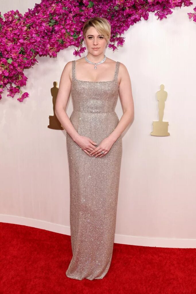 Greta Gerwig Wore Gucci To The 2024 Oscars