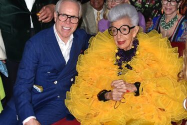Image may contain Iris Apfel Clothing Formal Wear Suit Accessories Glasses Face Head Person and Photography